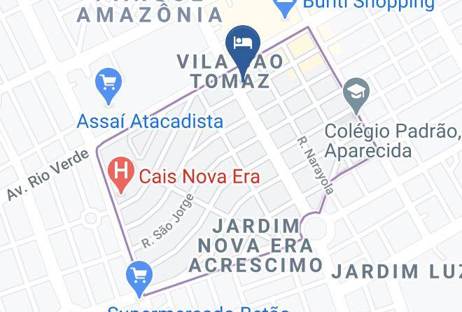 Aparecida De Goiania - Hotel Real Executive Maps