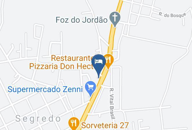 Foz Do Jordao - Hotel Real Maps