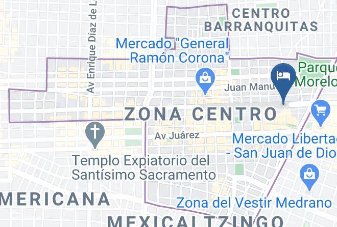 Guadalajara - Hotel Real Gdl Maps