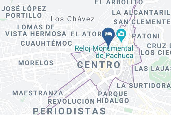 Pachuca De Soto - Hotel Real Hotel Maps