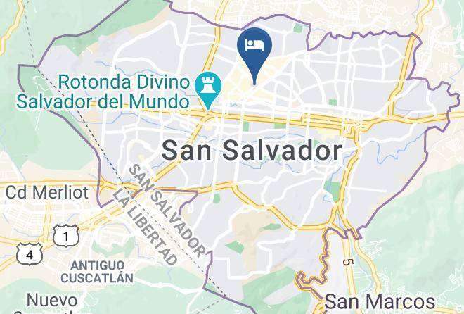 San Salvador - Hotel Real Intercontinental San Salvador Maps