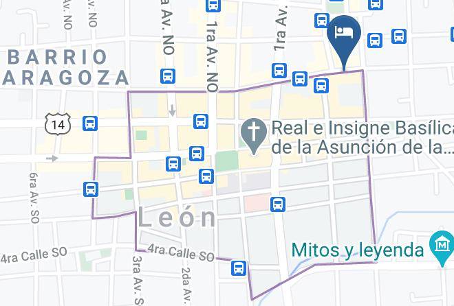 Leon - Hotel Real Leon Maps