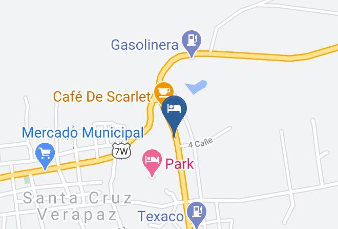 Santa Cruz Verapaz - Hotel Real Majestic Maps