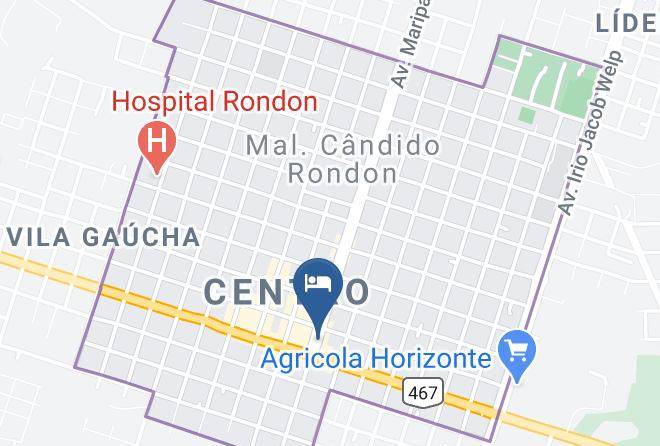 Marechal Candido Rondon - Hotel Real Maps