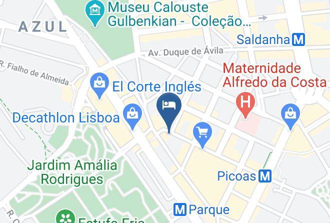 Lisbon - Hotel Real Palacio Maps