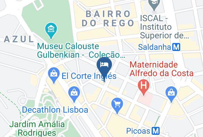 Lisbon - Hotel Real Parque Maps