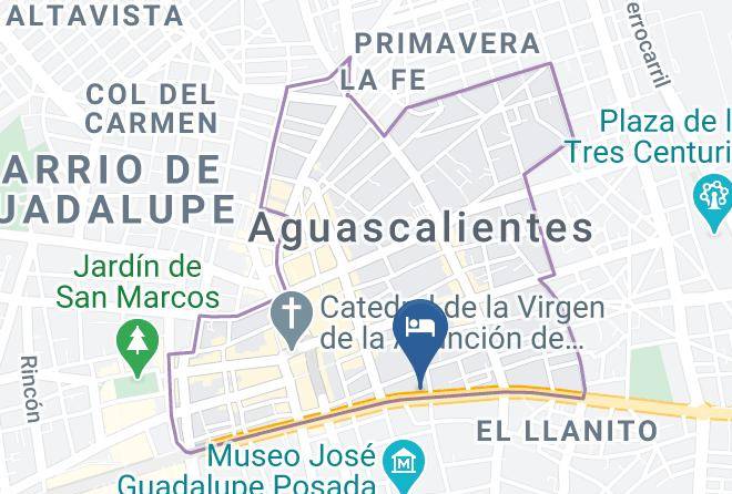 Aguascalientes Aguascalientes City Center - Hotel Real Plaza Aguascalientes Maps