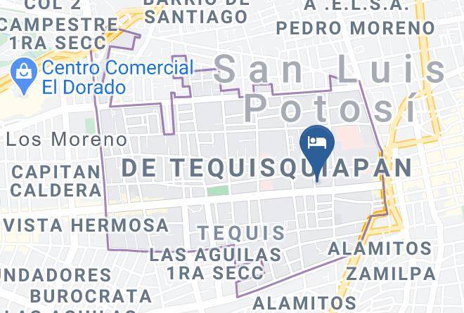 San Luis Potosi De Tequisquiapan - Hotel Real Plaza Maps