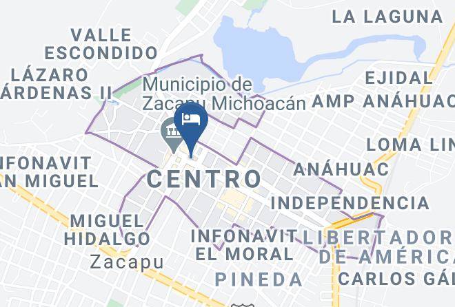 Zacapu - Hotel Real Purepecha Maps