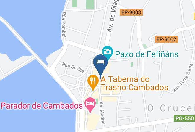 Pontevedra - Hotel Real Cambados Maps