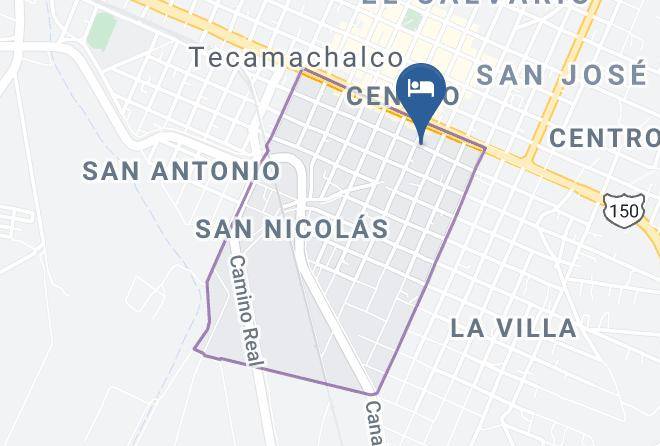 Tecamachalco - Hotel Real San Nicolas Maps