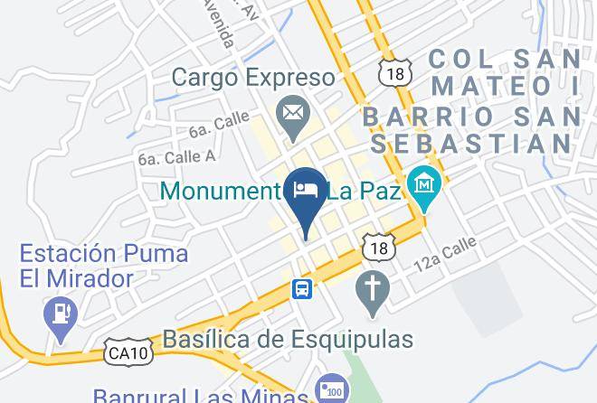 Esquipulas - Hotel Real Santa Maria Maps