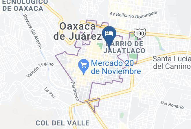 Oaxaca De Juarez - Hotel Real Santo Domingo Maps