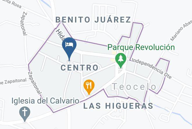 Teocelo - Hotel Real Teocelo Maps