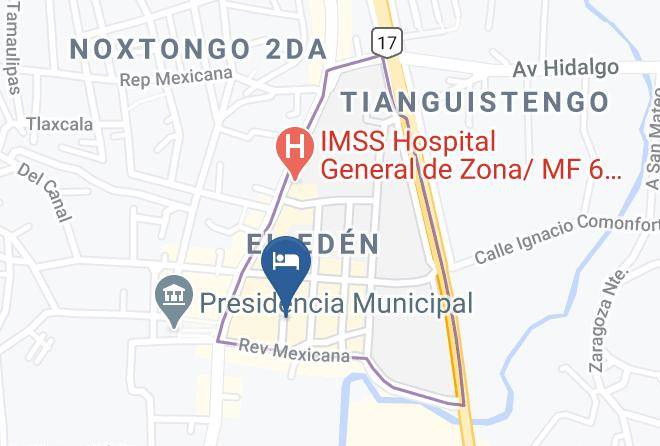Tepeji Del Rio De Ocampo - Hotel Real Tepexic Maps