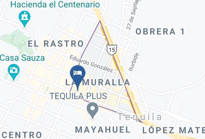 Tequila - Hotel Real Tequila Maps
