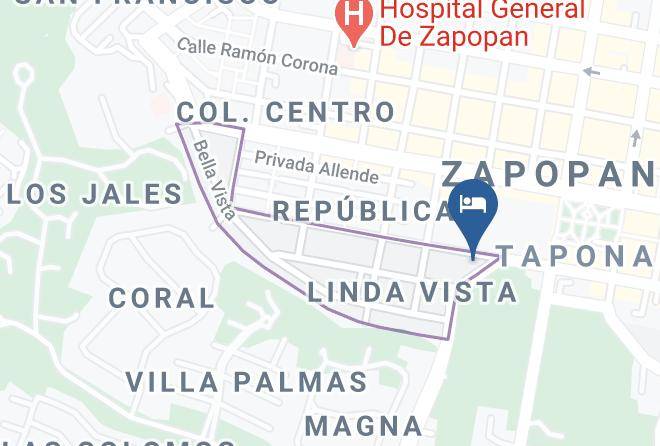 Zapopan - Hotel Real Zapopan Maps