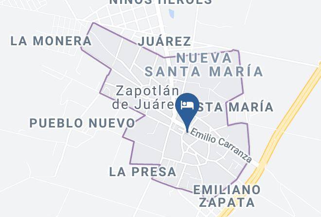 Zapotlan De Juarez - Hotel Real Zapotlan Maps