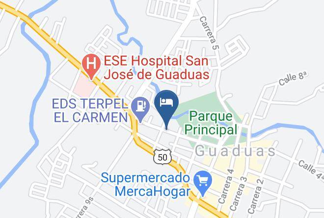 Guaduas - Hotel Realce Maps