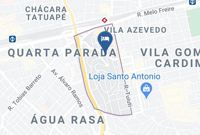 Sao Paulo Tatuape - Hotel Flert Tatuape Maps