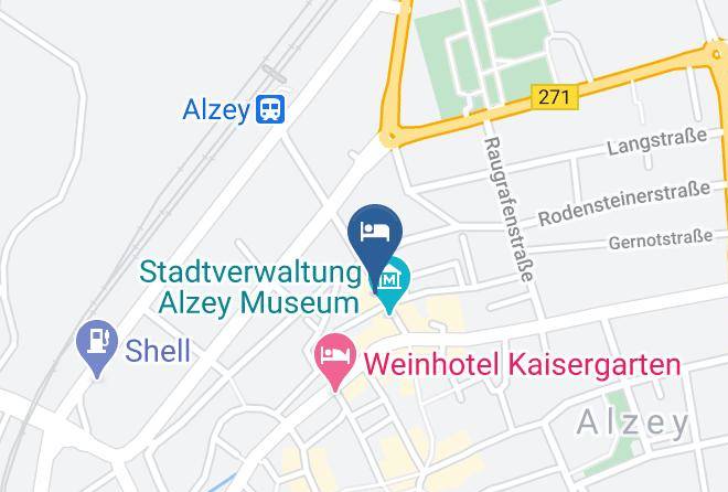 Alzey Worms - Hotel Rebe Maps