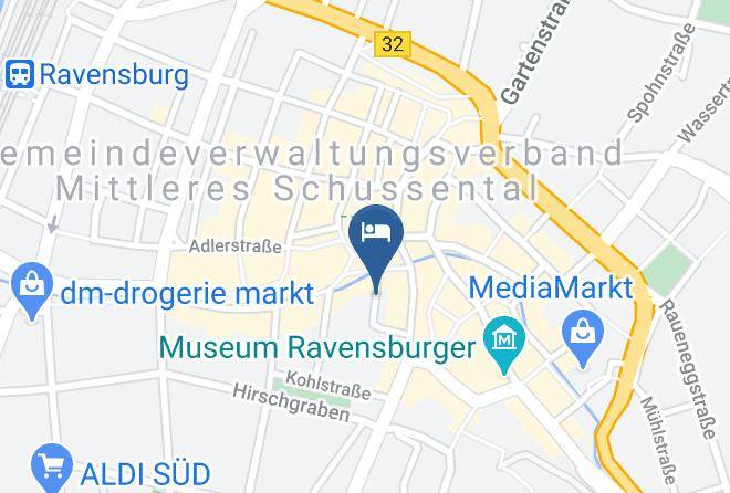 Ravensburg - Hotel Rebgarten Maps