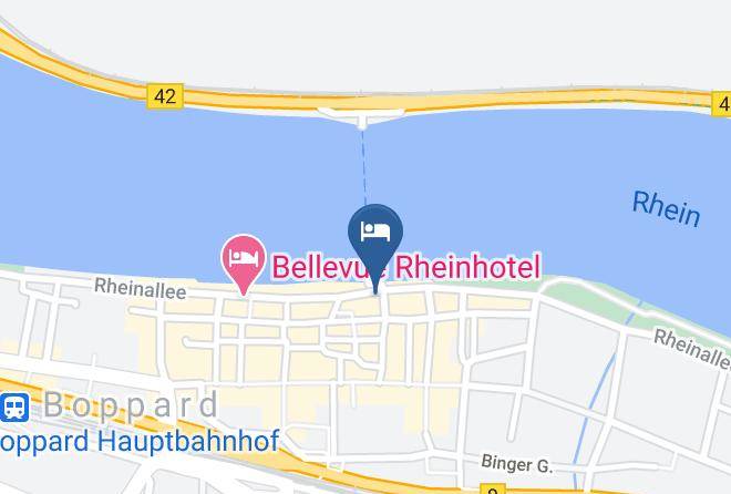 Rhein Hunsruck Kreis - Hotel Rebstock Sandra Muller & Christoph Weiler Gbr Maps