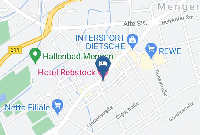 Sigmaringen - Hotel Rebstock Maps
