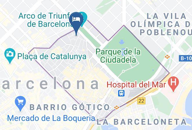 Barcelona - Hotel Rec Barcelona Maps