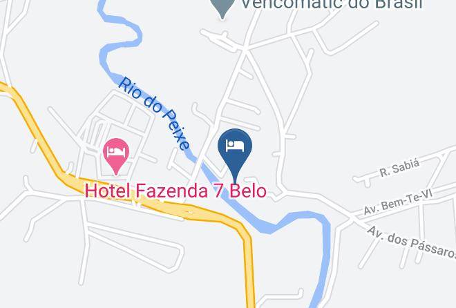 Socorro - Hotel Recanto Cachoeira Maps