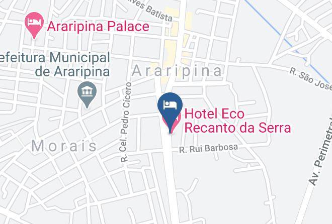 Hotel Recanto Da Serra Map