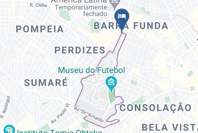 Sao Paulo Barra Funda - Hotel Recanto Das Perdizes Maps