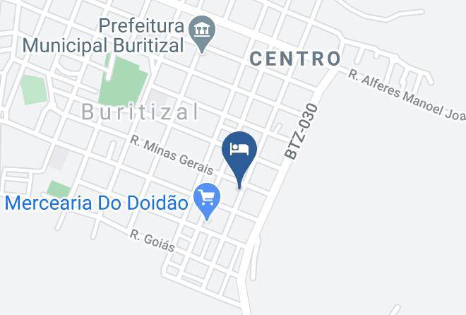 Buritizal - Hotel Recanto Dos Buritis Maps