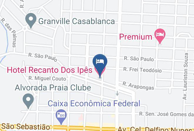 Frutal - Hotel Recanto Dos Ipes Maps