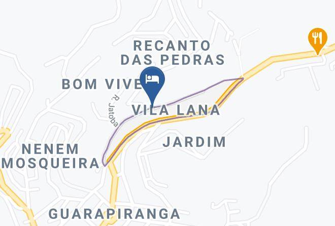 Ponte Nova - Hotel Recanto Maps