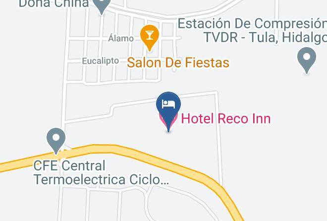 Tula De Allende - Hotel Reco Inn Maps