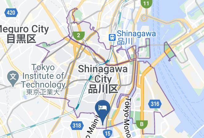 Shinagawa Ward - Hotel Recordo Maps