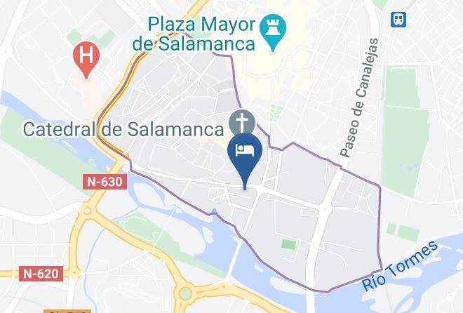 Salamanca - Hotel Rector Maps