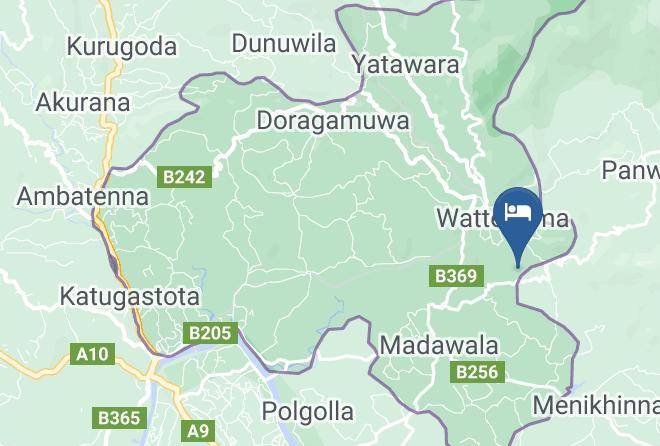 Kandy - Hotel Red Letter Maps