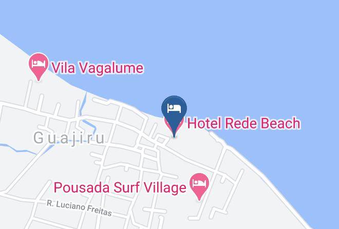 Trairi - Hotel Rede Beach Maps