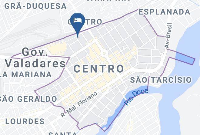 Governador Valadares - Hotel Redentor Maps