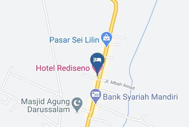 Musi Banyuasin Regency - Hotel Rediseno Maps