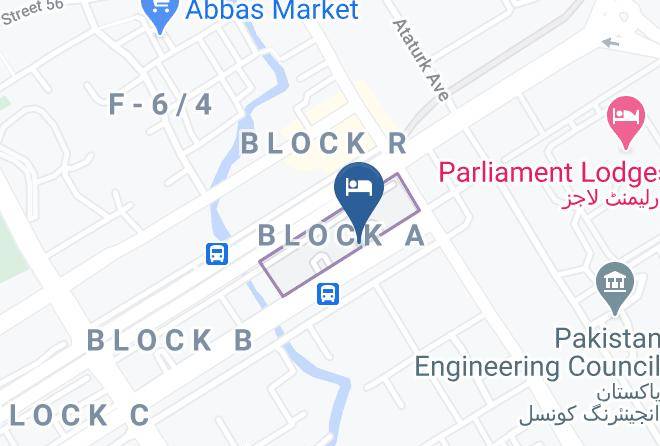 Islamabad - Hotel Redison Blue Area Maps