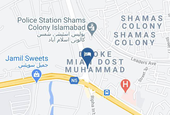 Islamabad - Hotel Redline Islamabad Maps