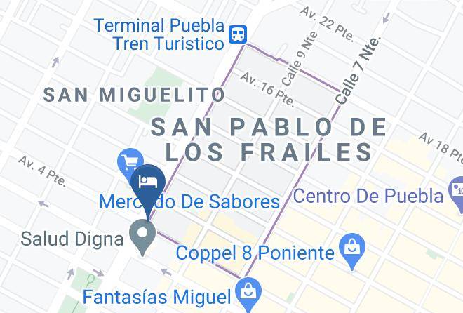 Heroica Puebla De Zaragoza Puebla - Hotel Reforma 2000 S A De C V Maps