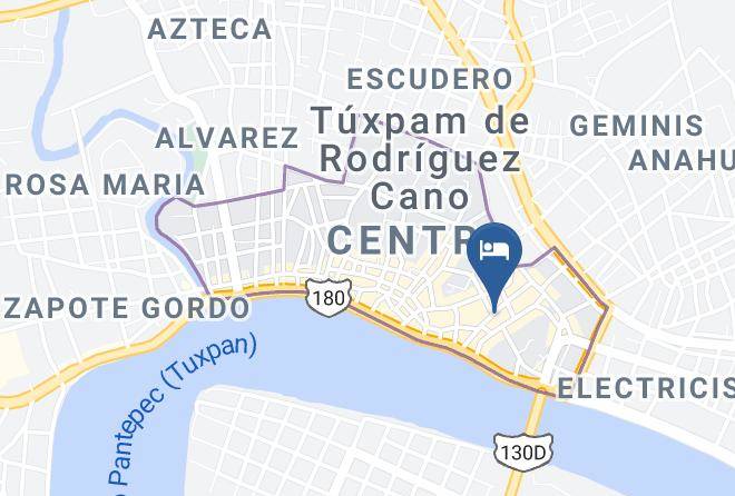 Tuxpan - Hotel Real Del Monte Maps