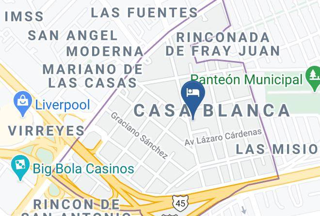 Santiago De Queretaro - Hotel Reforma Maps