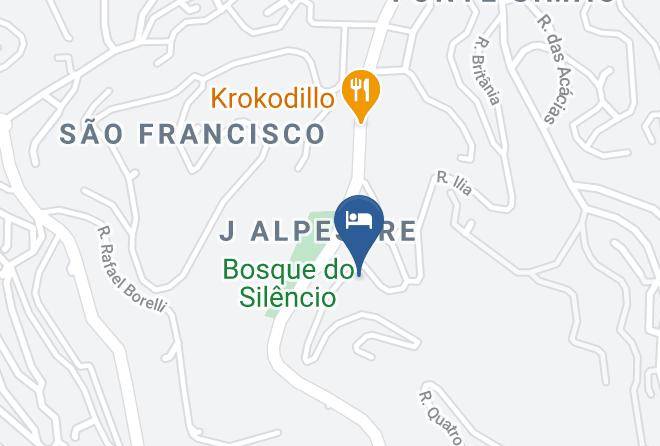 Campos Do Jordao - Hotel Refugio Alpino Maps