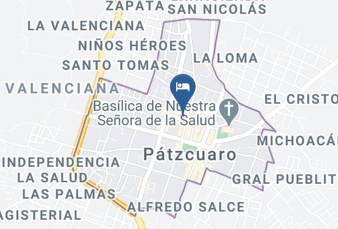 Patzcuaro - Hotel Refugio Del Angel Maps