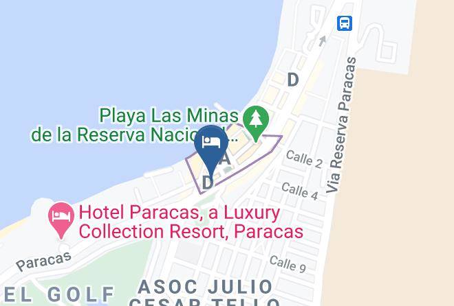 Pisco - Hotel Refugio Del Pirata Maps